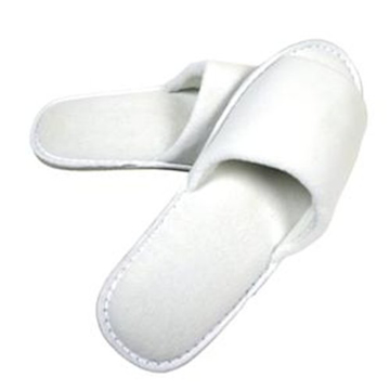 Picture of Hampton Open Toe Slippers - White