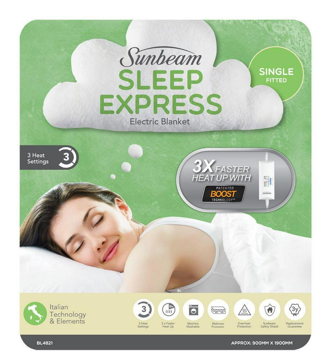 Picture of Sunbeam Sleep Express Electric Blanket - Single