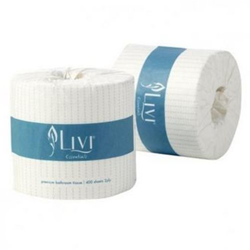 Picture of Livi Essentials 400s Toilet Tissue - PALLET OF 32 CTNS
