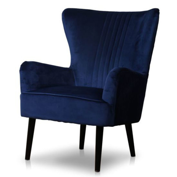 Picture of Astana Chair- Royal Blue Velvet