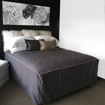 Picture of Chapeau Piped Bed Cover - Pewter [CLEARANCE]