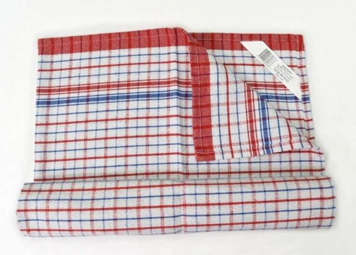 Picture of Fast Dry Tea Towel - Red Edge & Blue
