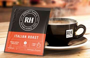 Picture of Robert Harris Italian Roast Coffee Brew Bag 14g (50/CTN)