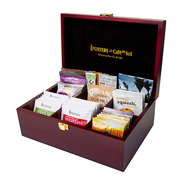 Picture of Wooden Tea/Coffee Display Box