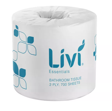 Picture of Livi Essentials Toilet Tissue 2ply 700s (48/CTN)