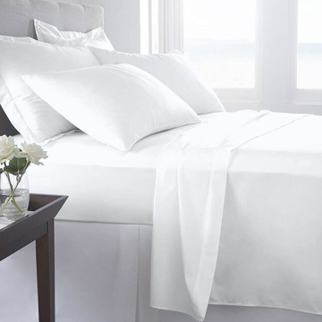 Picture of Accolade Sateen 80/20 Fitted Sheets - White