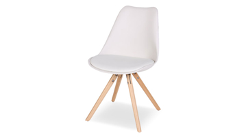 Picture of Retro Dining Chair - White
