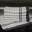 Picture of Fast Dry Tea Towels - Black/Grey Combo