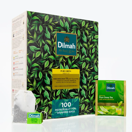 Picture of Dilmah Pure Green Tea Bags (100/CTN)